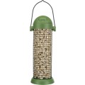 Dozator De Arahide Pentru Pasari, Suspendat, Plastic/Metal, 500 ml/22 cm, Verde