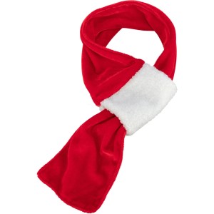Esarfa Pentru Caini, Xmas, Rosu/Alb, 70 cm