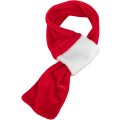 Esarfa Pentru Caini, Xmas, Rosu/Alb, 90 cm