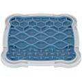 Farfurie pentru Hranire Lenta, Lickâ€™n'Snack, 20 x 20 cm, Lime/Alb