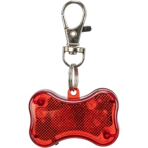 Flasher cu Adresier, Forma de Os, 4.5 x 3 cm Rosu