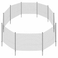 Gard Mobil, 15 m, Negru