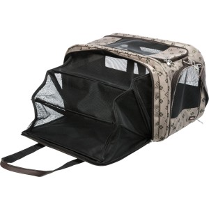 Geanta de Transport, Maxima, Extensibila, 33 x 32 x 54 cm, Pana la 8 kg, Bej/Maro