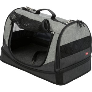 Geanta de Transport, Holly, 30 x 30 x 50 cm, Pana la 15 kg, Negru/Gri