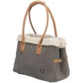 Geanta de Transport, Rachel, 25 x 30 x 40 cm, Pana la 7 kg, Gri/Maro