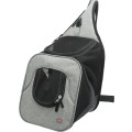 Geanta de Transport, Savina, Frontala, 30 x 33 x 26 cm, Pana la 10 kg, Negru/Gri