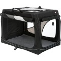 Geanta Transport Auto/Cazare Caini, Vario, S: 61 x 43 x 46 cm, Negru/Gri