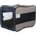 Geanta Transport/Kennel Soft Twister, Albastru/Gri, Marime S: 45 x 45 x 64 cm