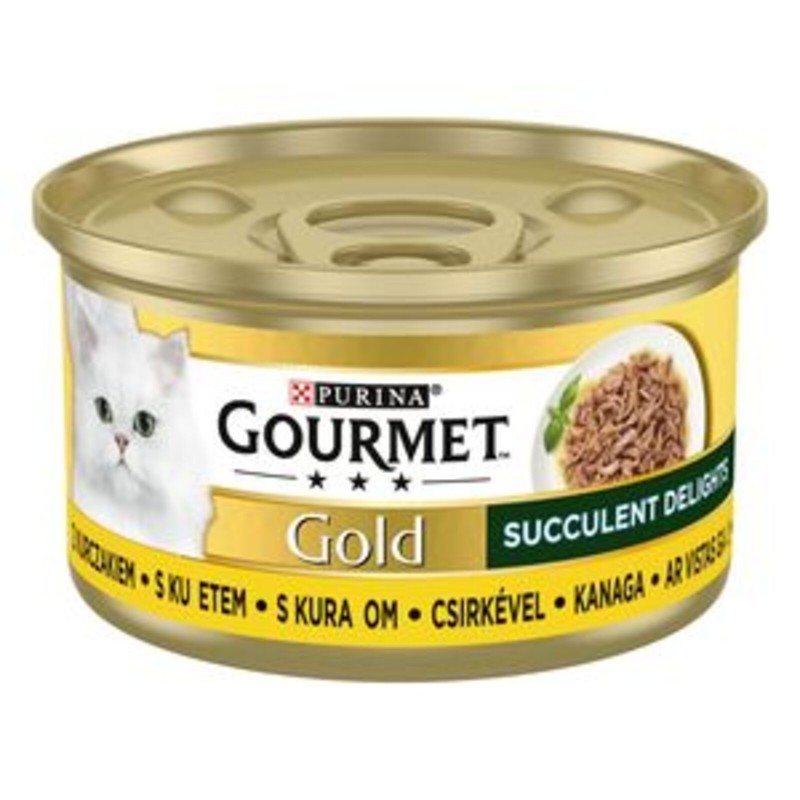 Gourmet Gold cu Pui, 85 g