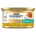 Gourmet Gold cu Pui si Morcov, 85 g