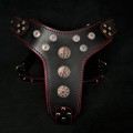 Ham Bijou, Piele Naturala, Culoare Negru/Rosu, Produs Redus, Marime M