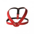 Ham Exo L1-L7, Piele, Rosu, Dimensiune L3: 64-72 cm/16 mm