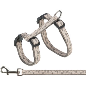 Ham Si Lesa Pentru Pisici, 27-45 cm/13 mm, 1.20 m, Gri/Bej