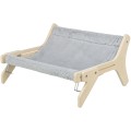 Hamac pentru Pisici, 47 x 24 x 38 cm, Pana la 12 kg, Gri