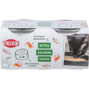 Hrana pentru Pisici, Supa de Somon, 4 x 80 g