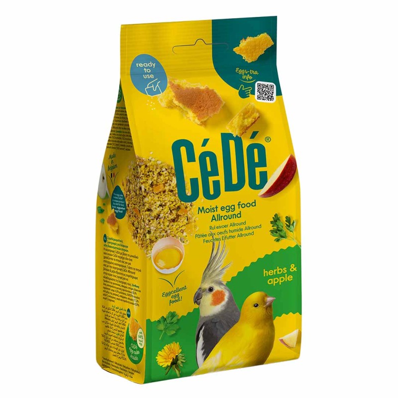Hrana Umeda cu Oua Pentru Pasari Exotice, cu Ierburi si Mar, 200 g