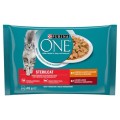 Hrana Umeda One pentru Pisici Sterilizate, cu Pui/Mazare si Vita/Morcovi, 4 x 85 g