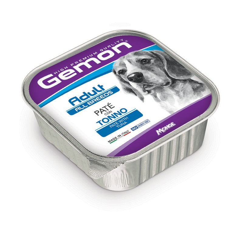 Hrana Umeda Pentru Caini, Gemon Adult, Pate Cu Ton, 150 g