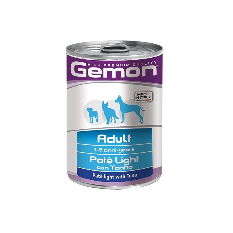 Hrana Umeda Pentru Caini, Gemon Light Adult, Pate Cu Ton, 400 g