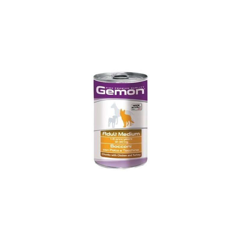 Hrana Umeda Pentru Caini, Gemon Medium Adult, Pui Si Curcan, 1250 g