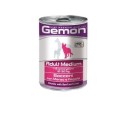 Hrana Umeda Pentru Caini, Gemon Medium Adult, Vita Si Ficat, 415 g