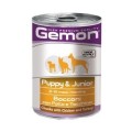 Hrana Umeda Pentru Caini, Gemon Puppy&Junior, Pui Si Curcan, 415 g
