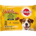 Hrana Umeda pentru Caini, Pedigree Vital Adult, Pui/Vita si Legume In Sos, 4 x 100 g