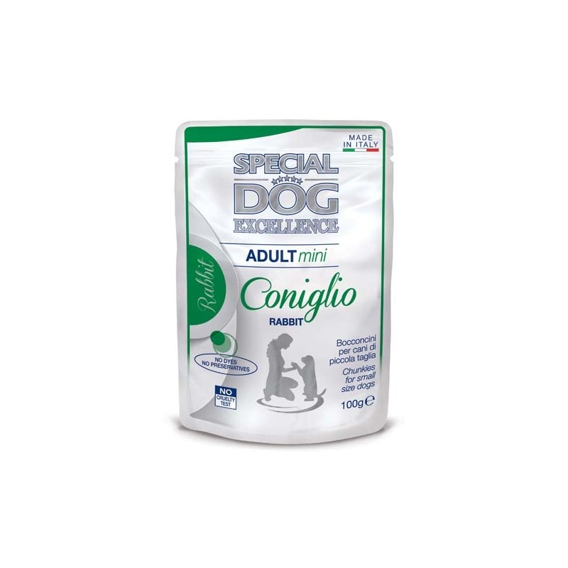 Hrana Umeda Pentru Caini, Special Dog Excellence, Adult Mini, Iepure, 100 g
