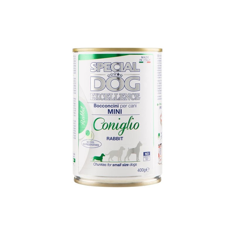 Hrana Umeda Pentru Caini, Special Dog Excellence, Adult Mini, Iepure, 400 g
