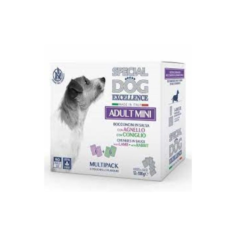 Hrana Umeda pentru Caini, Special Dog Excellence, Adult Mini, Miel/Iepure, 12 x 100 g