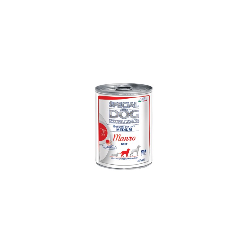 Hrana Umeda Pentru Caini, Special Dog Excellence, Adult, Talie Medie, Vita, 400 g