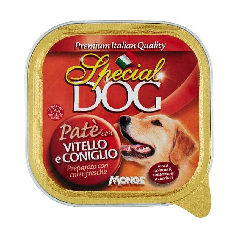 Hrana Umeda Pentru Caini, Special Dog, Pate Cu Vitel Si Iepure, 300 g