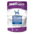 Hrana Umeda Pentru Pisici, Gemon Steril, Cu Ton/Cod, 100 g	