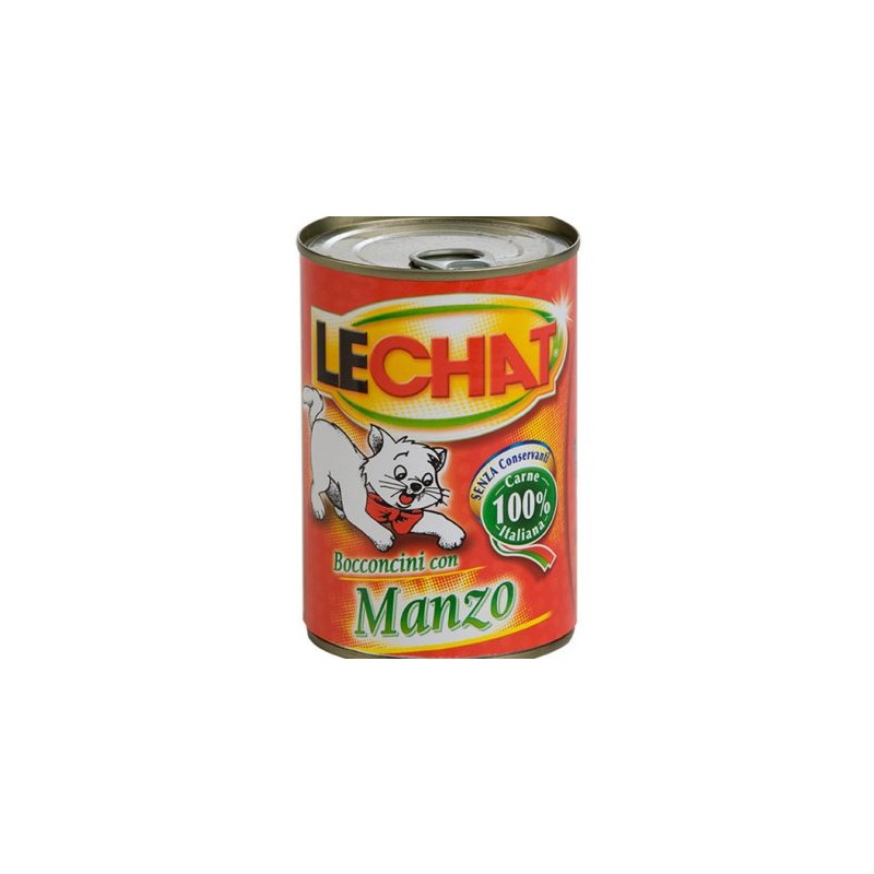 Hrana Umeda Pentru Pisici, LeChat, Cu Vita, 400 g	