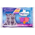 Hrana Umeda pentru Pisici, Prevital Junior, cu Miel/Curcan si Somon/Pastrav, 4 x 100 g	