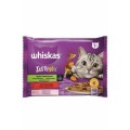 Hrana Umeda pentru Pisici, Whiskas Tasty Mix Chef's Choice, 4 x 85g	