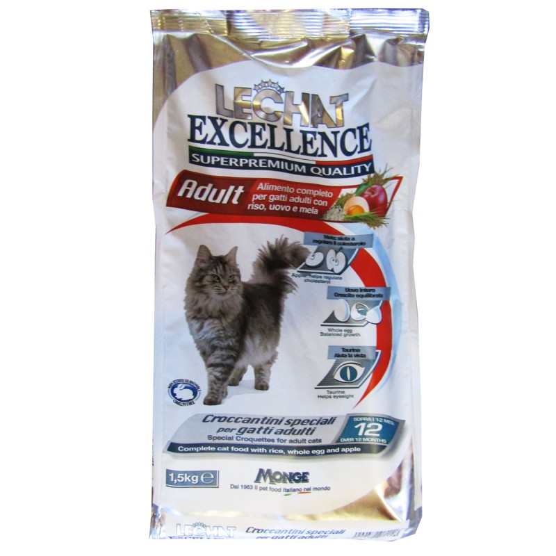 Hrana Uscata Pentru Pisici, Lechat Excellence Adult, 1.5 kg