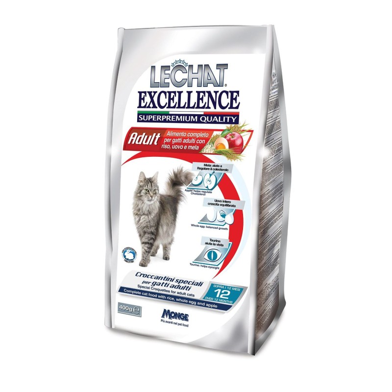 Hrana Uscata Pentru Pisici, Lechat Excellence Adult, Cu Pui, 400 g