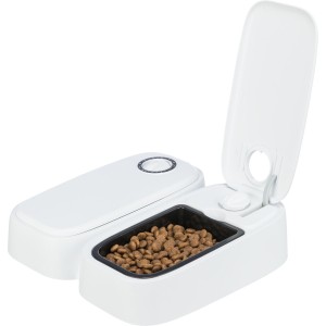 Hranitor Automat, TX2, 2 x 0.3 l/27 x 7 x 24 cm, Alb
