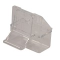 Hranitor cu Carlig pentru Pasari 7 x 4 x 8 cm, Transparent