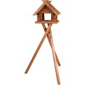 Hranitor Exterior, Cabana cu Suport, 47 x 40 x 36 cm/1.40 m, Maro