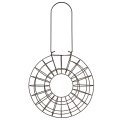 Hranitor Exterior pentru Bile de Grasime, Metal, 24 x 8 cm, Negru