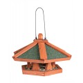 Hranitor Exterior, Suspendat, Lemn, 42 x 24 cm, Maro