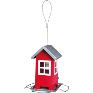Hranitor Exterior, Suspendat, Metal, 1.000 ml/20 cm, Rosu