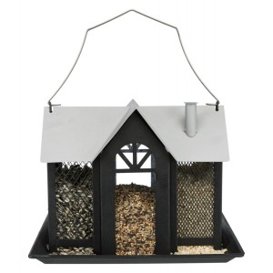 Hranitor Exterior, Villa, 2000 ml/26 x 19 x 19 cm, Negru