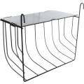 Hranitor Metalic pentru Rozatoare, cu Capac, 25 x 18 x 12 cm, Negru