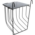 Hranitor Metalic pentru Rozatoare, cu Capac,13 x 18 x 12 cm, Negru