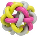 Jucarie Caini, Minge Innodata, Cauciuc, Multicolor, Dimensiune ø 10 cm