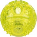 Jucarie Caini, Minge Luminoasa, Culoare Lime, Dimensiune ø 7.5 cm