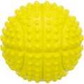 Jucarie Caini, Minge Sport cu Sunet, Cauciuc, Lime, Dimensiune ø 5.5 cm